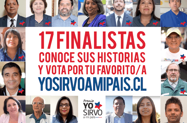 Ya están definidos los 17 finalistas del Premio #YoSirvoAmiPaís